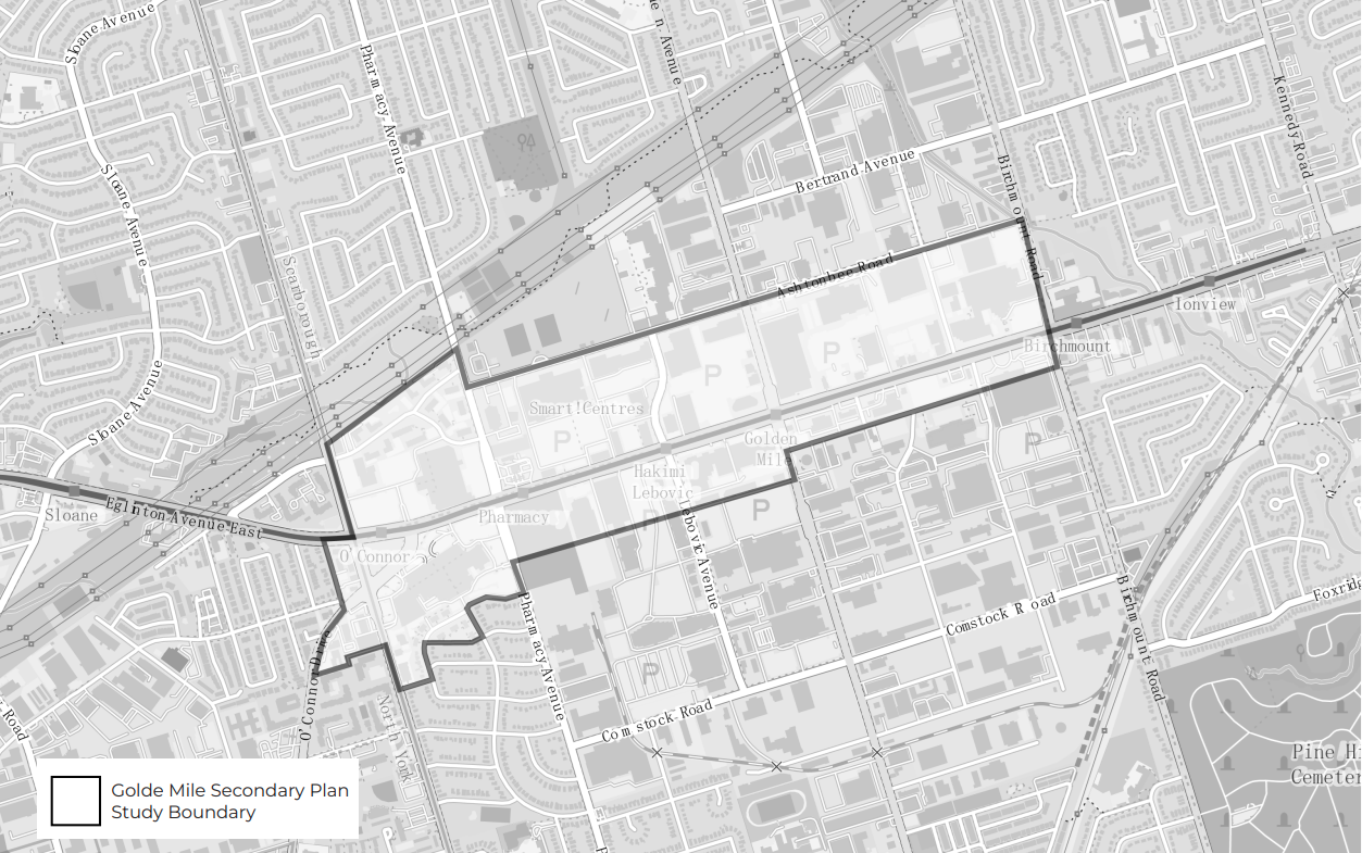 Map of Golden Mile boundary