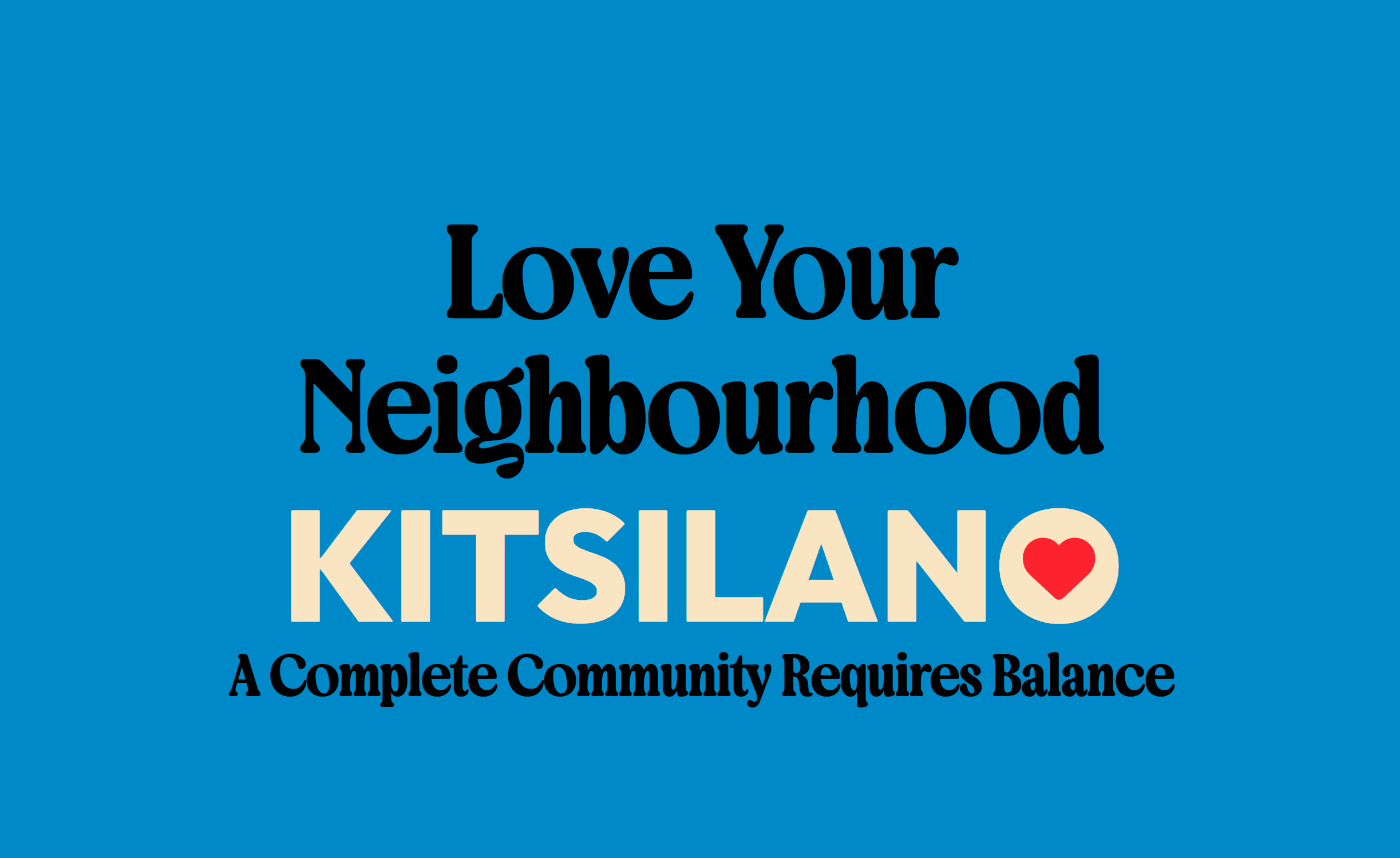 Love Your Neighbourhood Kitsilano